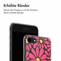 imoshion  Design Hülle für das iPhone SE (2022 / 2020) / 8 / 7 - Dusty Rose Flowers Connect