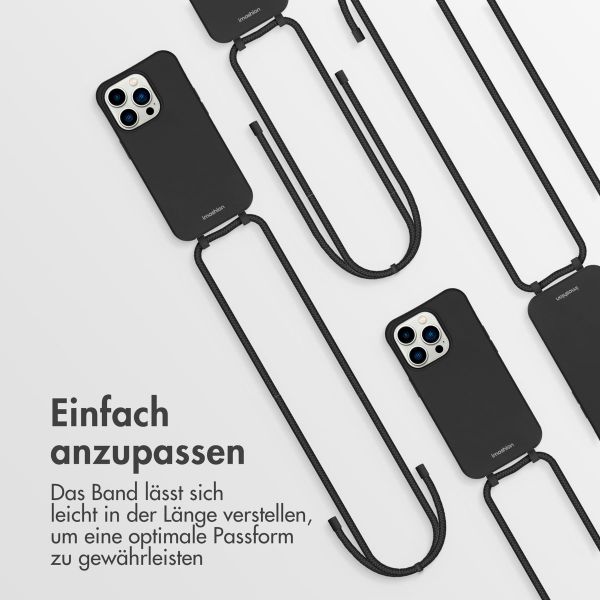 imoshion Color Backcover mit abtrennbarem Band Apple iPhone 14 Pro - Schwarz