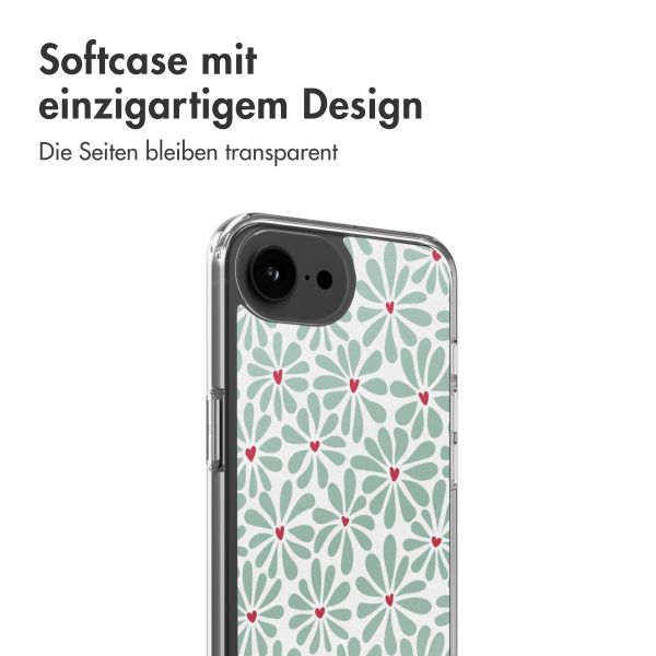 imoshion Design Hülle Apple iPhone 16e - Bloom Love Sage Green