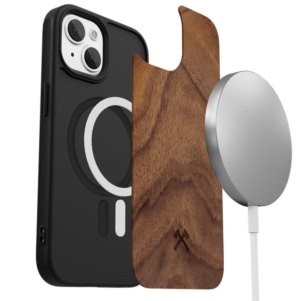 Woodcessories Bumper Case MagSafe für das iPhone 15 - Walnut