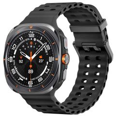 imoshion Ocean Armband Silikon für die Samsung Galaxy Watch Ultra (2024/2025) - Schwarz