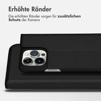 Accezz Premium Leather Slim Klapphülle Apple iPhone 14 Pro Max - Schwarz