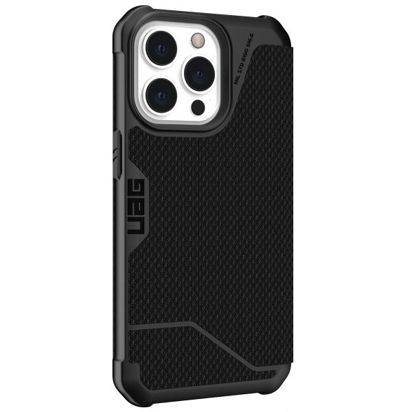 UAG Metropolis Klapphülle für das iPhone 13 Pro - Kevlar Black