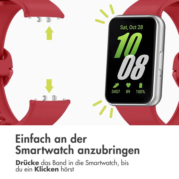 imoshion Silikonband für das Samsung Galaxy Fit 3 - Rot