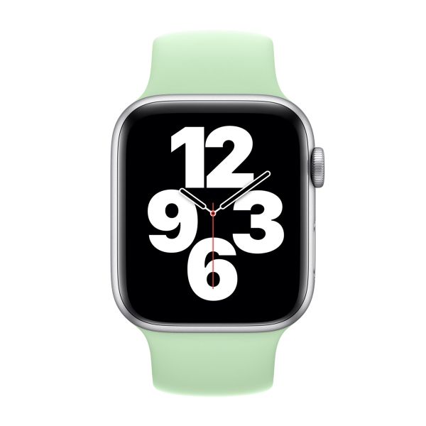 Apple Silikon Solo Loop für das  Apple Watch | 38/40/41/42 mm - Größe 7 - Pistachio