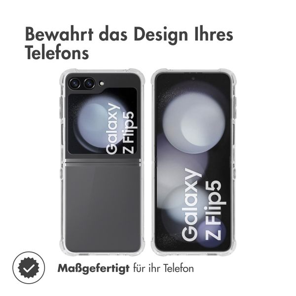 imoshion Shockproof Case für das Samsung Galaxy Flip 5 - Transparent