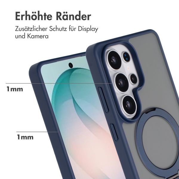 Accezz Ring Stand Backcover mit MagSafe Samsung Galaxy S26 Ultra - Blau