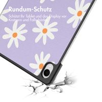 imoshion Design Trifold Klaphülle Samsung Galaxy Tab S11 - Flowers Distance
