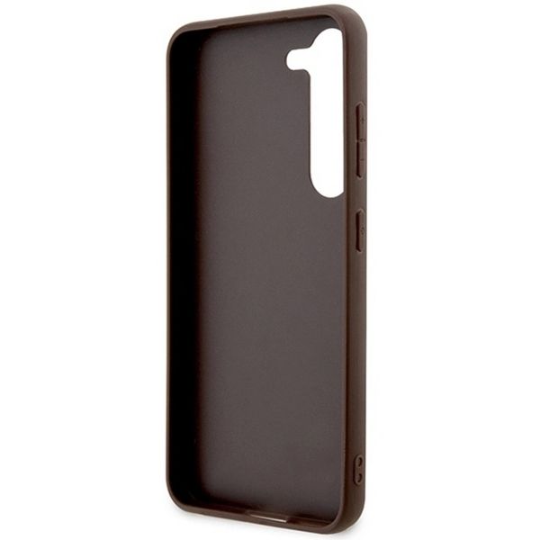 Guess ﻿4G Classic Logo Back Cover für das Samsung Galaxy S24 Plus - Braun