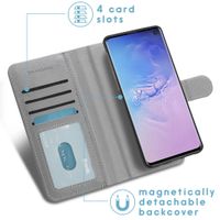 imoshion Luxuriöse Portemonnaie-Klapphülle Samsung Galaxy S10 - Grau