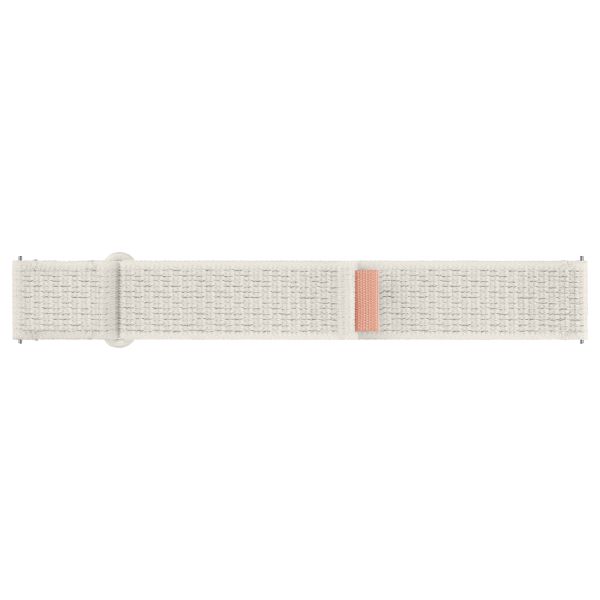 Samsung Originales Feather Fabric Armband für die Samsung Galaxy Watch 4 / 5 / 6 / 7 - 20 mm - S/M - Sand