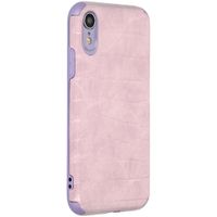 My Jewellery Croco Soft Case Back Cover iPhone Xr - Violett