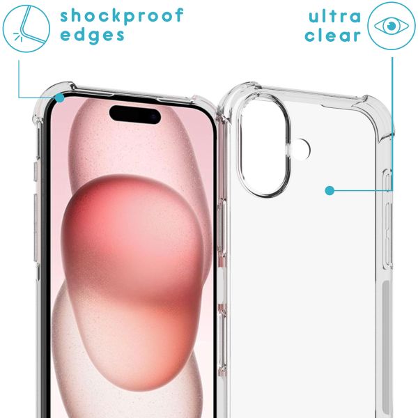 imoshion Backcover mit Band für das Apple iPhone 16 - Schwarz