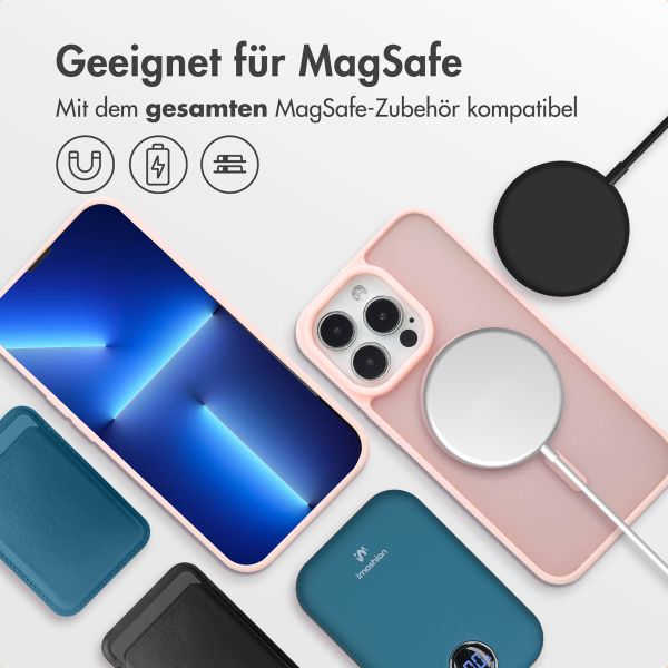imoshion Color Guard Back Cover mit MagSafe Apple iPhone 13 Pro - Hellrosa