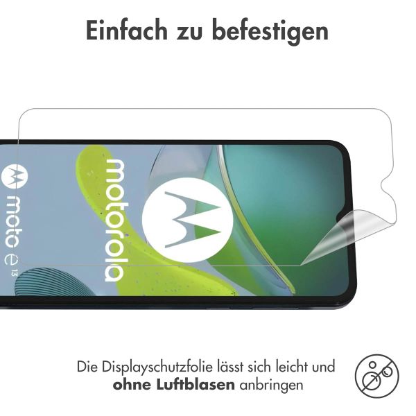 imoshion Displayschutz Folie 3er-Pack für das Motorola Moto E13