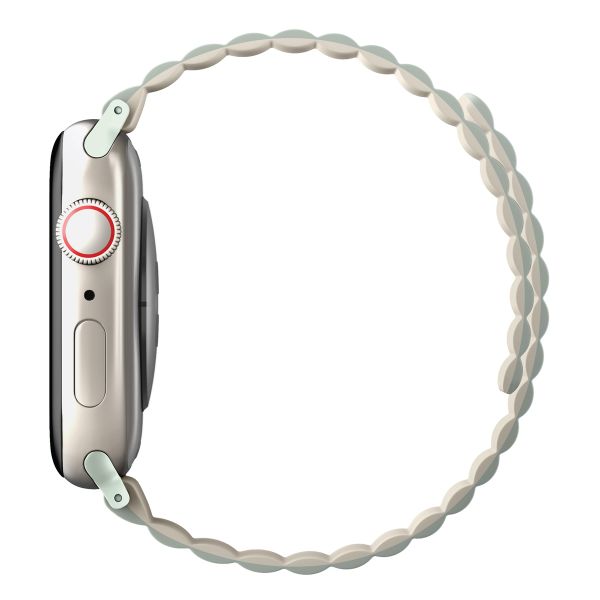 Uniq Revix doppelseitiges Armband für die Apple Watch Series 1 bis 10 / SE / Ultra (2) (44/45/46/49 mm) - Salbei/Beige