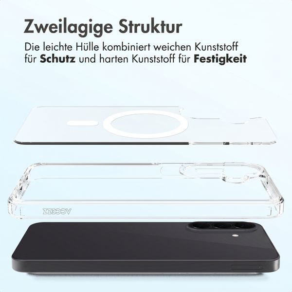 Accezz Xtreme Impact Backcover mit MagSafe Samsung Galaxy A27 (5G) - Transparent