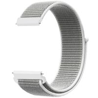 imoshion Nylonarmband für das  Samsung Galaxy Watch 4 / 5 / 6 / 7 / FE (20 mm) - Weiß