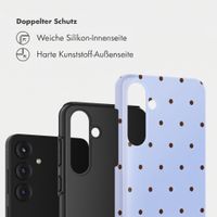 Selencia Vivid Back Cover Samsung Galaxy S25 FE - Happy Dots Digital Sky
