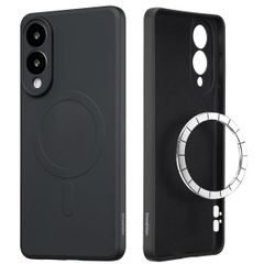 imoshion Color Back Cover mit MagSafe Samsung Galaxy S25 Edge - Schwarz