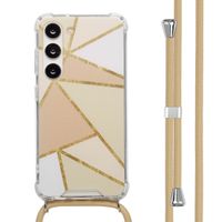 imoshion Design Hülle mit Band Samsung Galaxy S23 - Beige Graphic