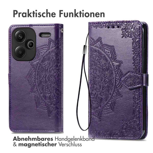 imoshion Mandala Klapphülle Xiaomi Redmi Note 13 Pro Plus (5G) - Violett