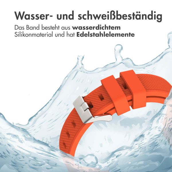 imoshion Flexibles Silikonarmband - Universeller 20-mm-Anschluss - Orange