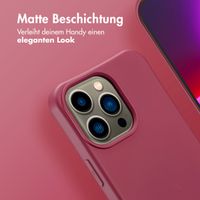 imoshion Color Backcover mit abnehmbarem Handykette und MagSafe Apple iPhone 13 Pro - Raspberry