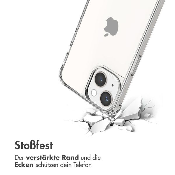 imoshion Back Cover mit Band + Armband für das iPhone 13 - Perlen Herzchen