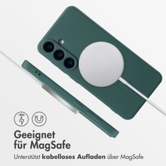 imoshion Color Back Cover mit MagSafe Samsung Galaxy S25 - Dunkelgrün