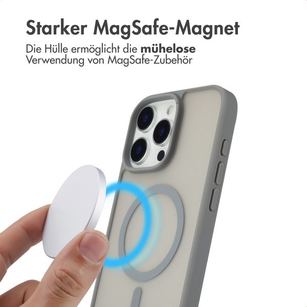 imoshion Color Guard Back Cover mit MagSafe für das iPhone 16 Pro - Grau