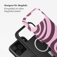 Selencia Vivid Rückabdeckung mit MagSafe Apple iPhone 17 Pro - Wavy Swirl Pink Plum