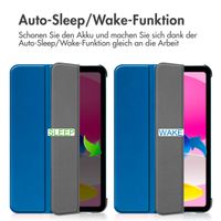 imoshion Trifold Klapphülle Apple iPad 11 (2025) 11 Zoll A16 / iPad 10 (2022) 10.9 Zoll - Cobalt Blue