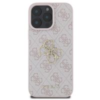 Guess 4G Metal Logo Back Cover für das Apple iPhone 16 Pro - Rosa
