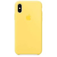 Apple Silikon-Case Canary Yellow für das Apple iPhone Xs / X
