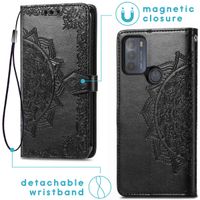 imoshion Mandala Klapphülle Motorola Moto G50 - Schwarz