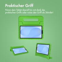 imoshion Schutzhülle mit Handgriff kindersicher Samsung Galaxy Tab A11 / A9 8.7 Zoll - Grün