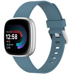imoshion Silikonband für das  Fitbit Versa / Versa 2 / Versa Lite - Größe L - Blauw & Grijs / Blue & Grey
