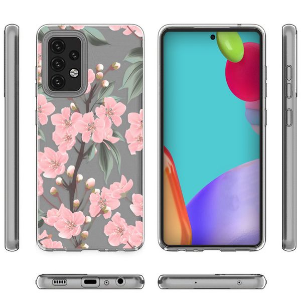 imoshion Design Hülle für das Samsung Galaxy A52(s) (5G/4G) - Cherry Blossom