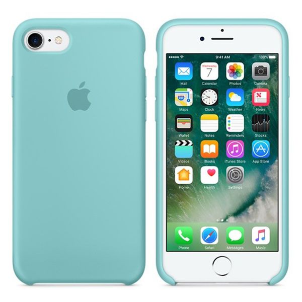 Apple Silikoncase Apple iPhone SE (2022 / 2020) / 8 / 7 - Sea Blue