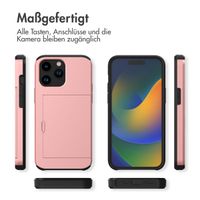 imoshion Backcover mit Kartenfach Apple iPhone 14 Pro - Rosé gold