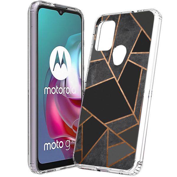 imoshion Design Hülle Motorola Moto G30 / G20 / G10 (Power) - Black Graphic