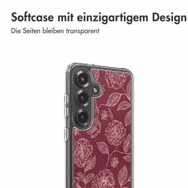imoshion Design Hülle Samsung Galaxy S25 - Deep Rose