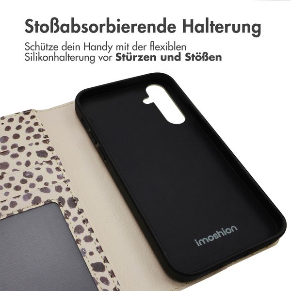 imoshion Design Klapphülle für das Samsung Galaxy A25 (5G) - Black And White Dots