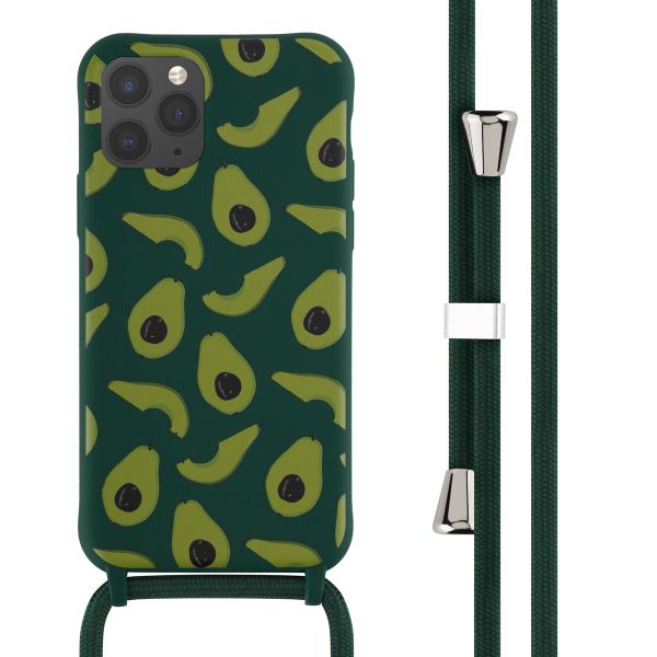 imoshion Silikonhülle design mit Band für das iPhone 11 Pro - Avocado Green