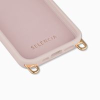 Selencia Rivièra Backcover mit MagSafe mit abnehmbaren Haken Apple iPhone 15 Pro - Sorbet Pink