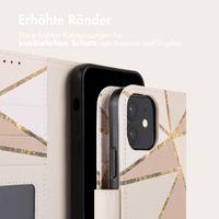 imoshion Design Klapphülle iPhone 12 (Pro) - Beige Graphic