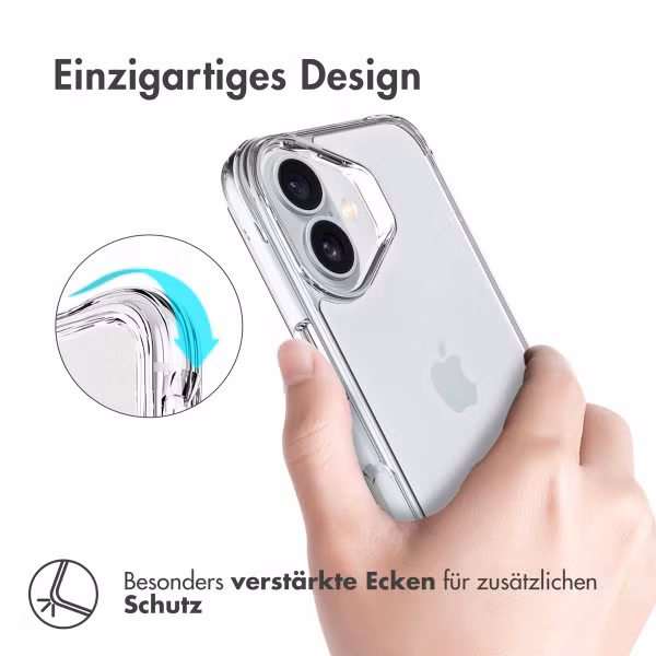 imoshion Rugged Air Case für das Apple iPhone 16 Plus - Transparent
