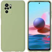 imoshion Color TPU Hülle für das Xiaomi Redmi Note 10 (4G) - Olive Green