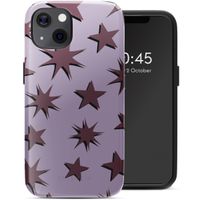 Selencia Vivid Tough Back Cover MagSafe für das iPhone 13 - Stars Plum Lilac